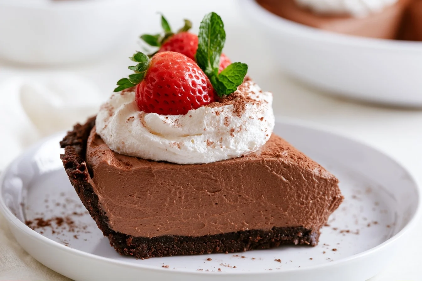Keto Chocolate Cream Pie