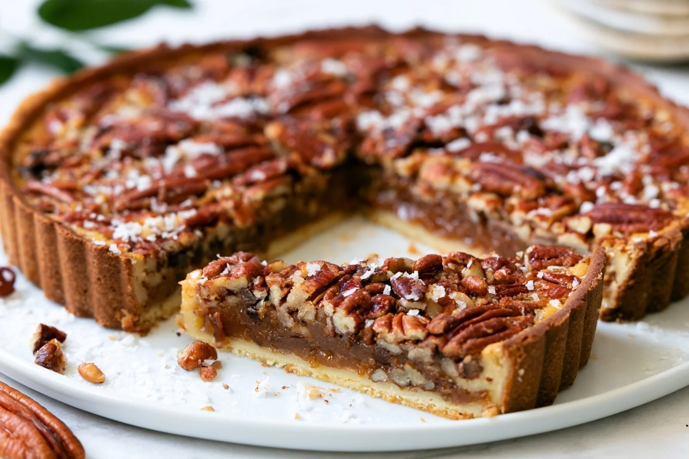Keto Bourbon Pecan Tart: The Ultimate Low-Carb Holiday Dessert