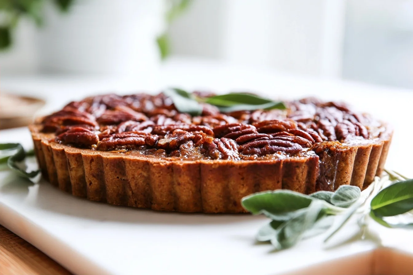 Keto Bourbon Pecan Tart