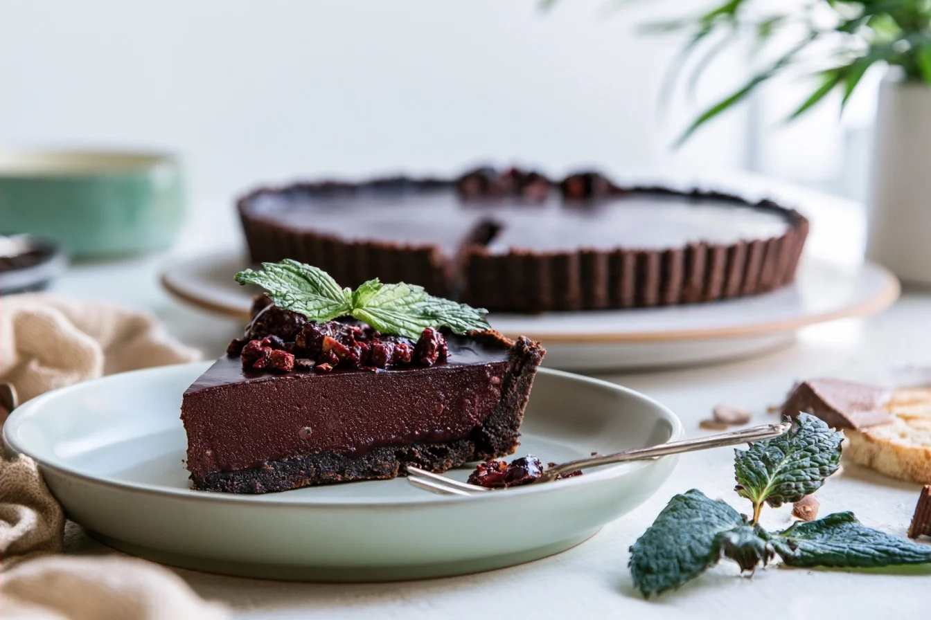 Keto Chocolate Ganache Tart